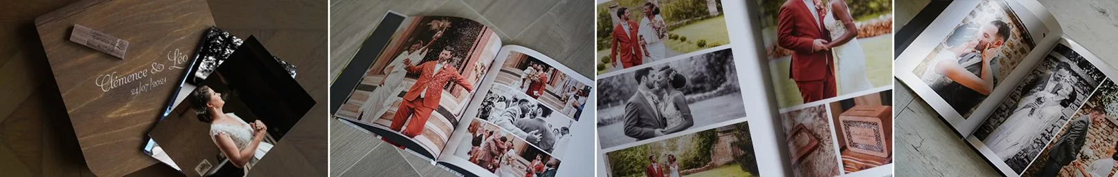 Livre photo et coffret de mariage